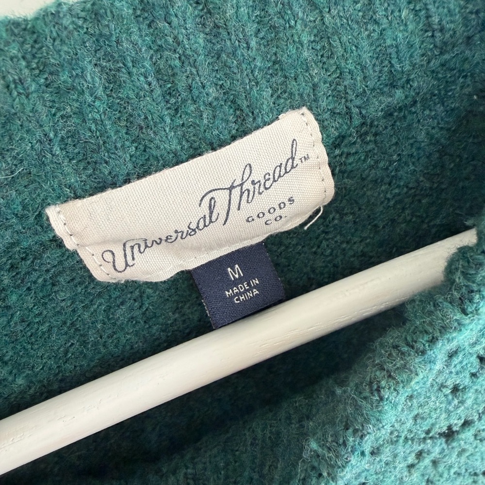 Universal Thread Teal Women's Sweater - Picture 2 of 3